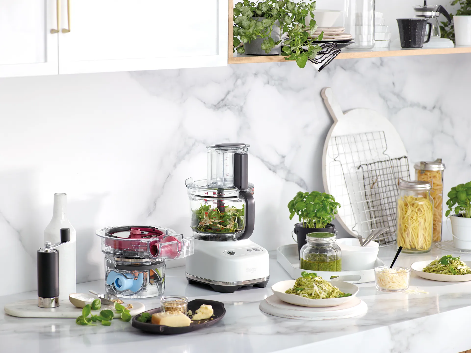 Sage SFP 638 matberedare, Sea Salt White Sage