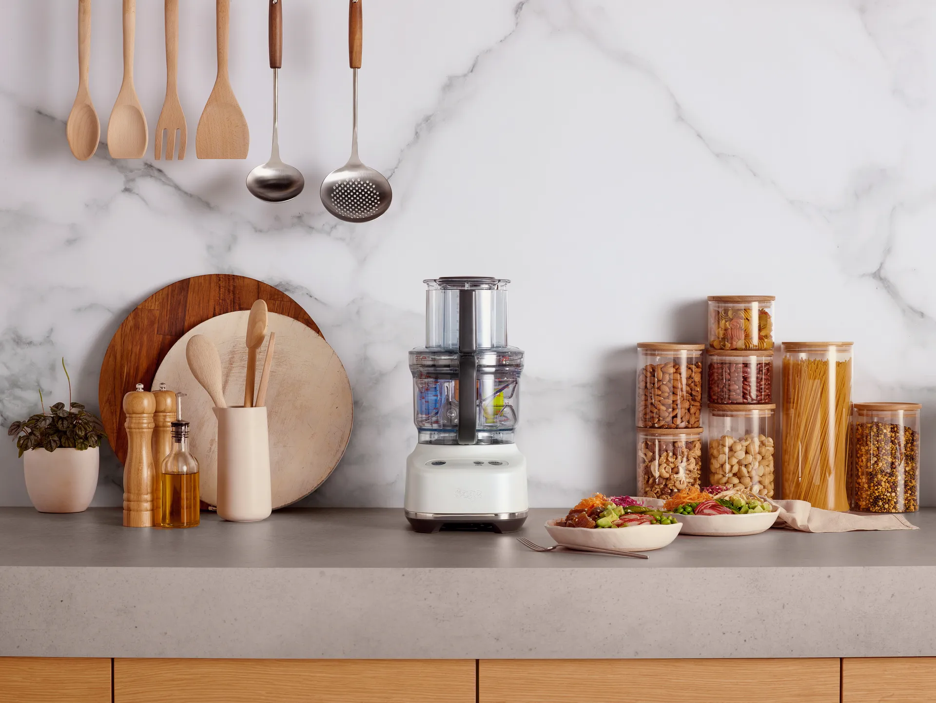 Sage SFP 638 matberedare, Sea Salt White Sage