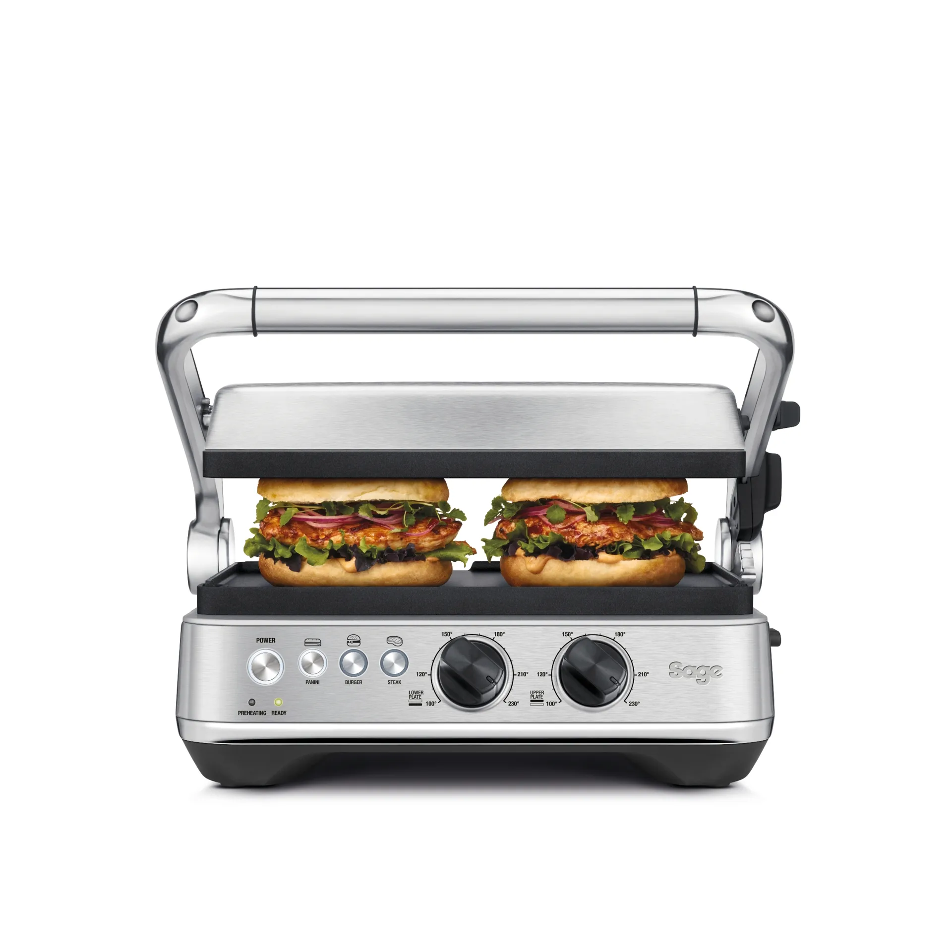 Sage SGR 700 bordsgrill, Brushed Steel Sage