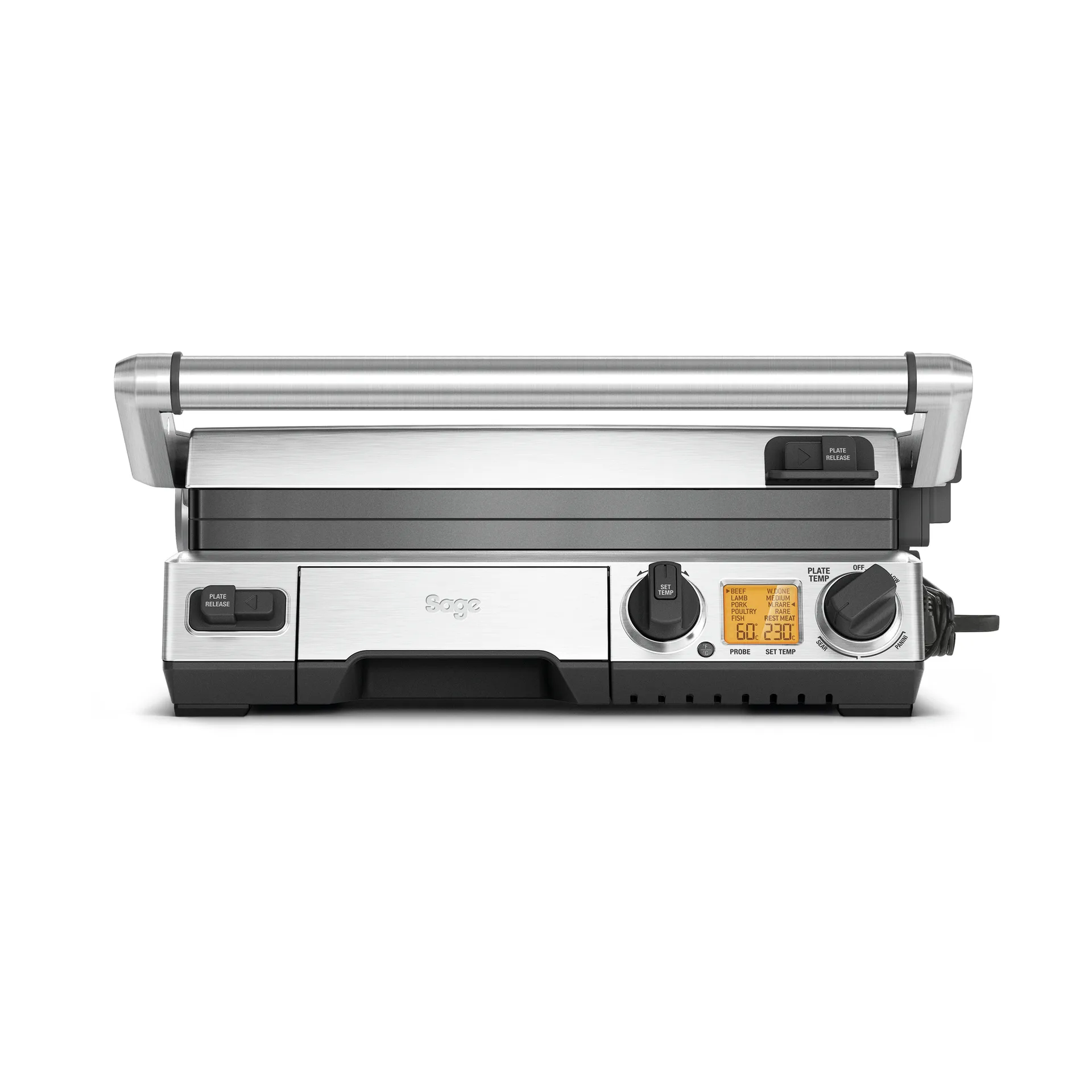 Sage SGR 840 bordsgrill, Brushed Steel Sage