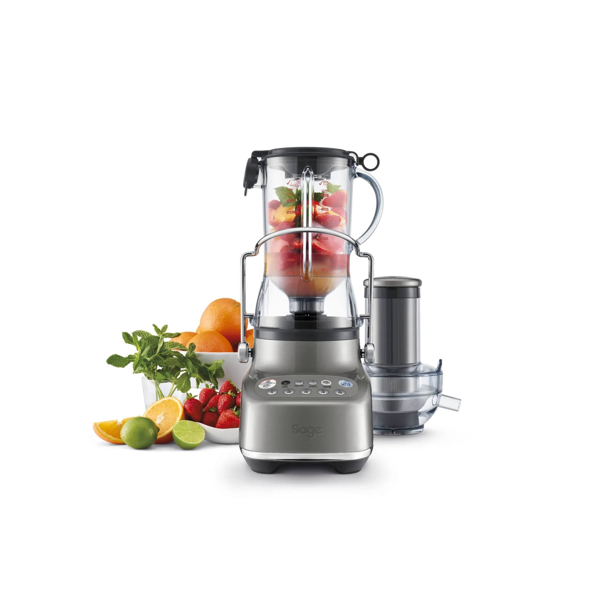Sage SJB 615 3-i-1 blender & juicemaskin, Smoked Hickory Sage