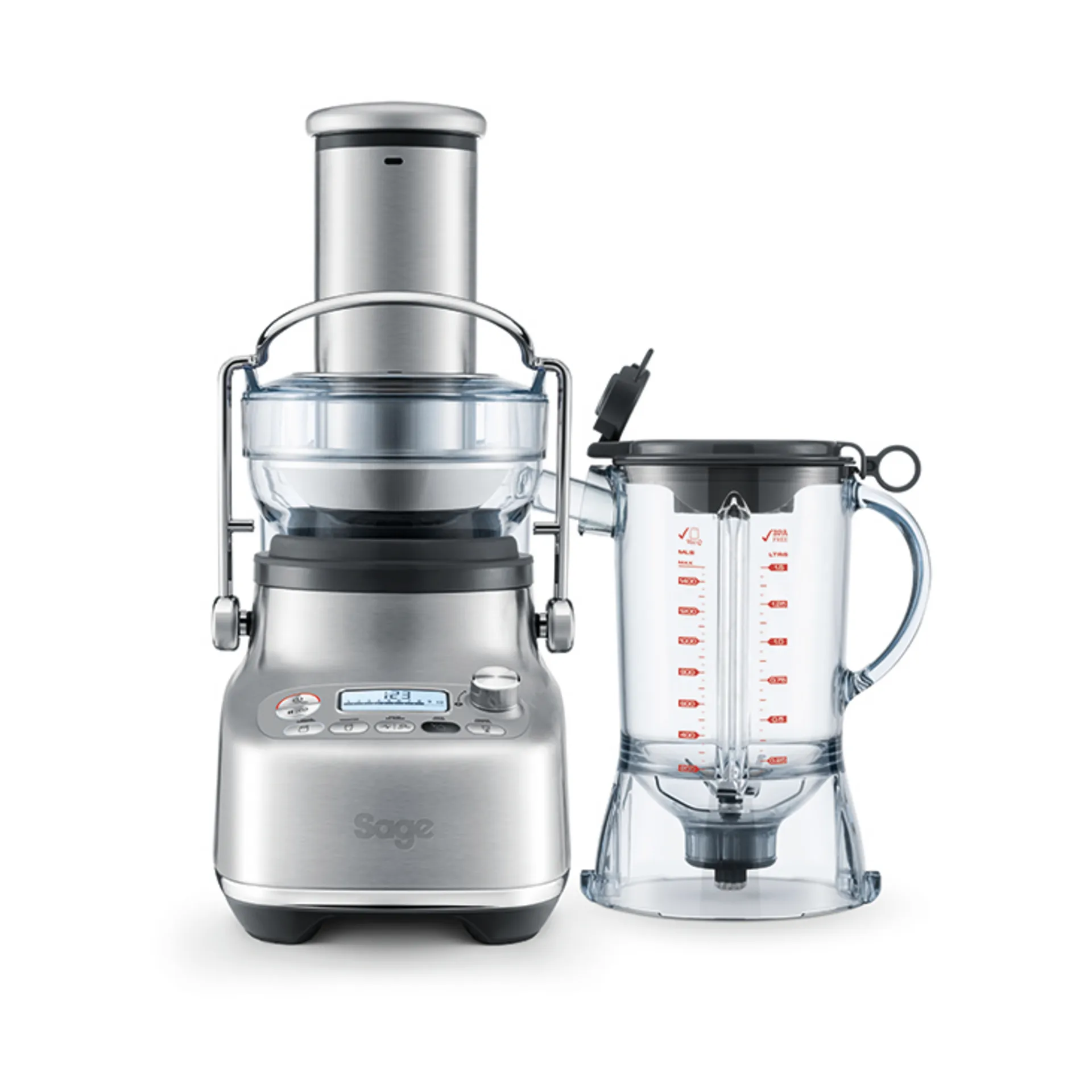 Sage SJB 815 3-i-1 blender & juicemaskin, Brushed steel Sage