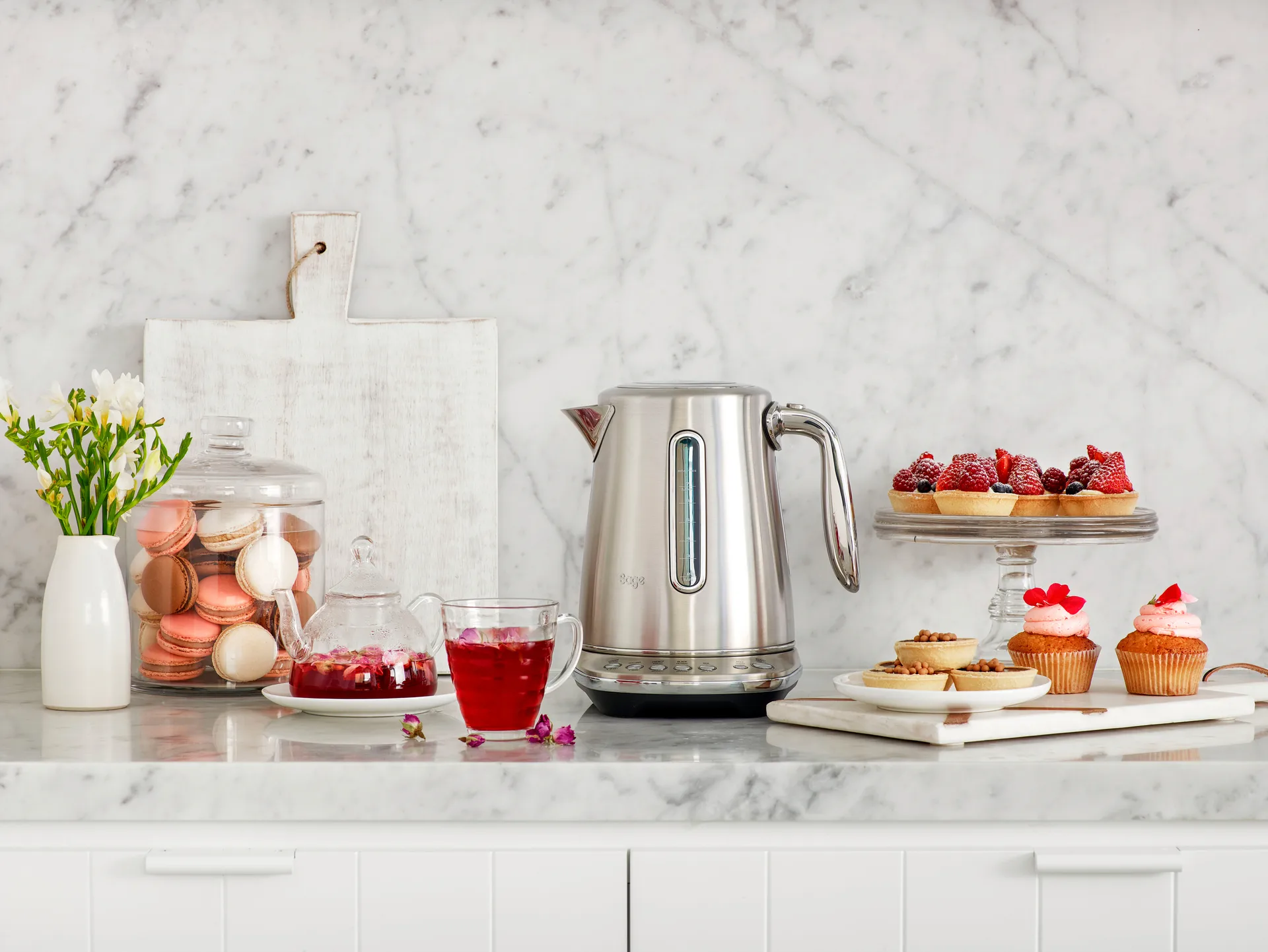 Sage SKE 735 vattenkokare, Brushed steel Sage