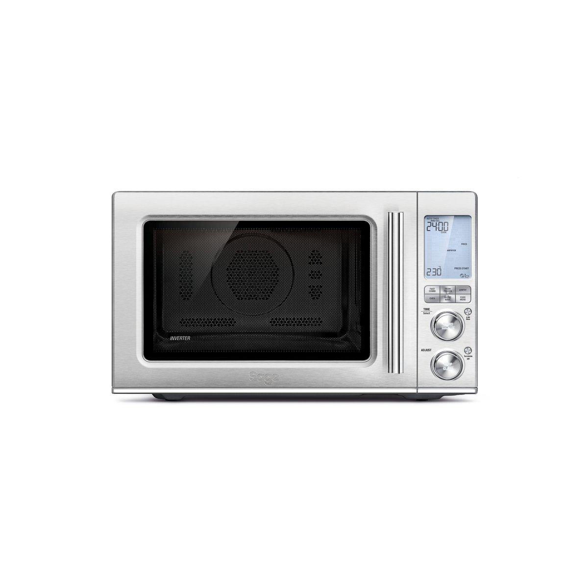 Sage SMO 870 3-i-1 mikro och airfryer Brushed Steel