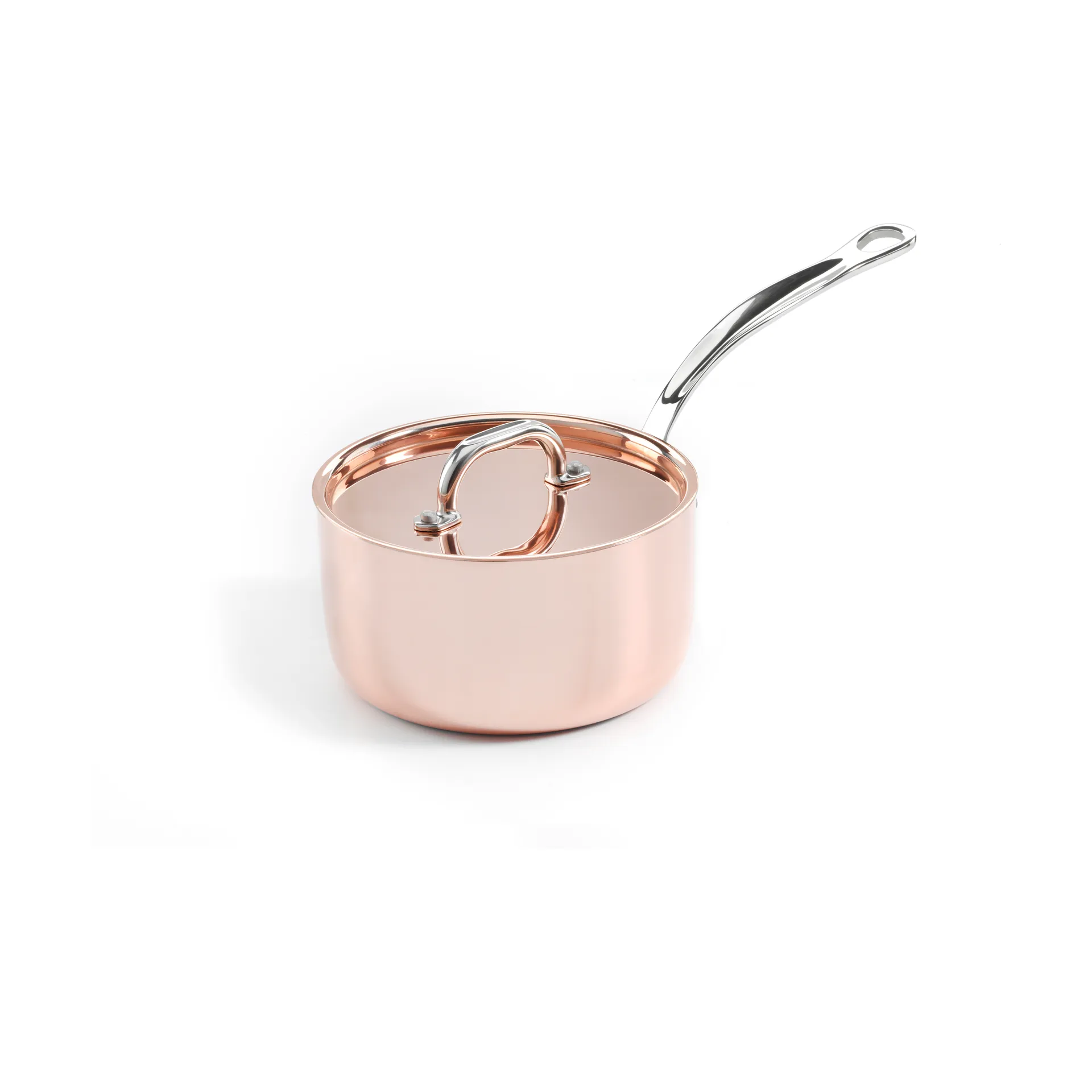 Samuel Groves kastrull koppar med lock, 2 L Samuel Groves