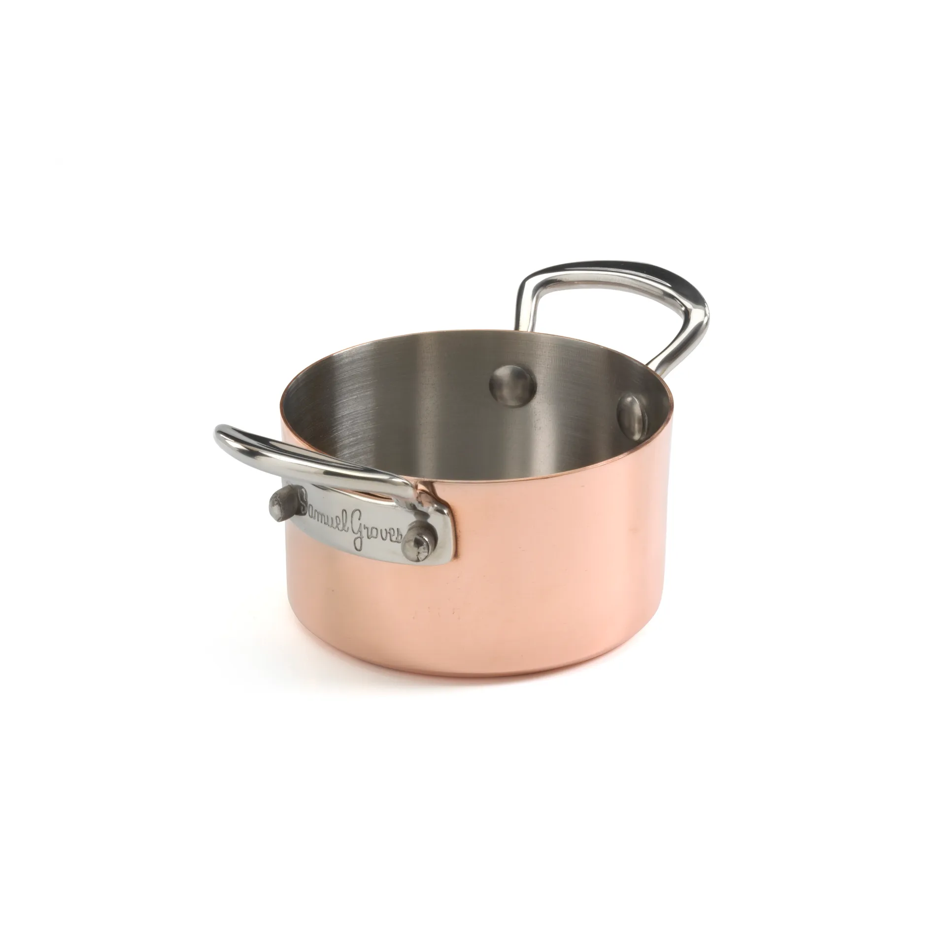 Samuel Groves minigryta Ø9 cm, Koppar Samuel Groves
