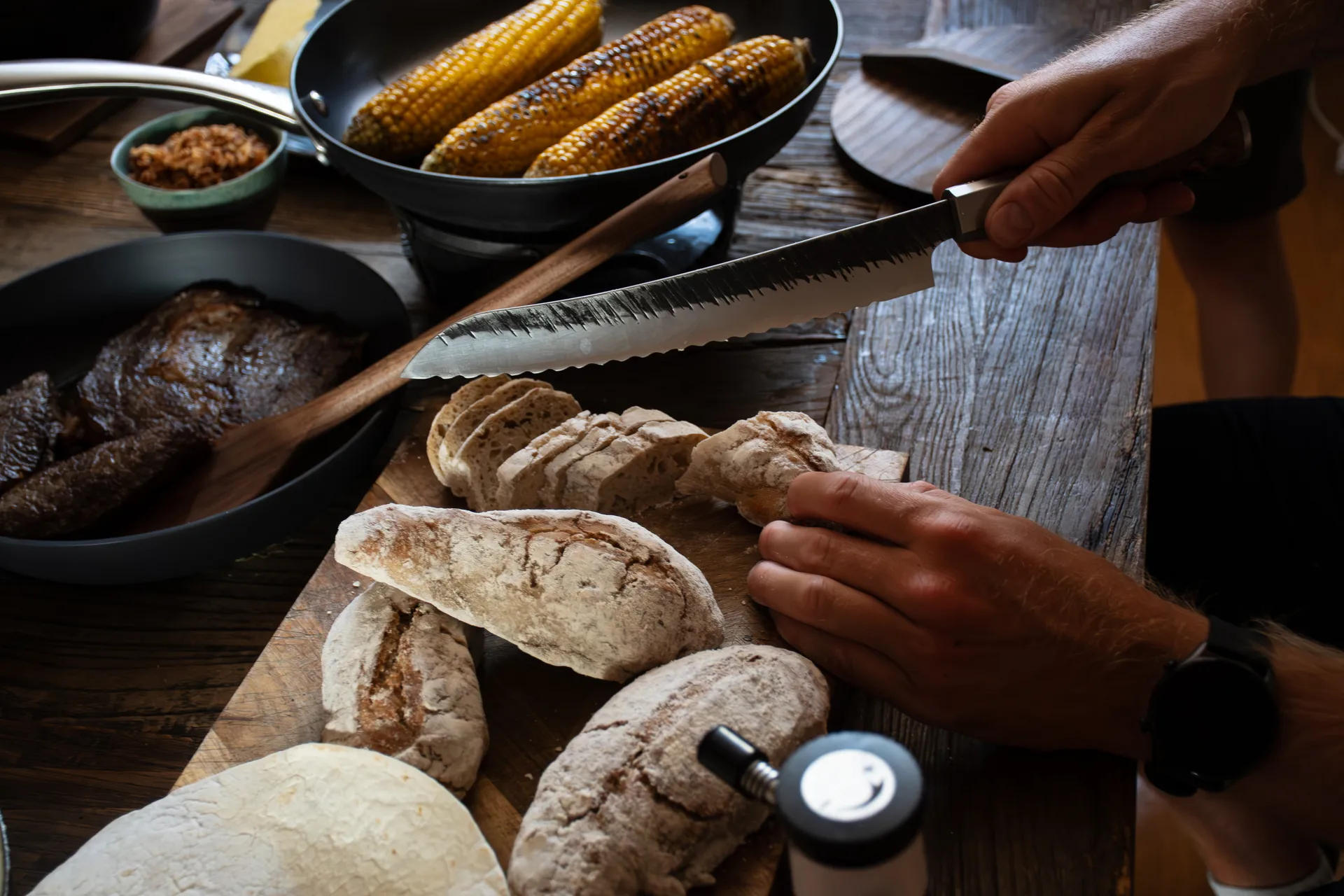 Satake Ame brödkniv, 23 cm Satake