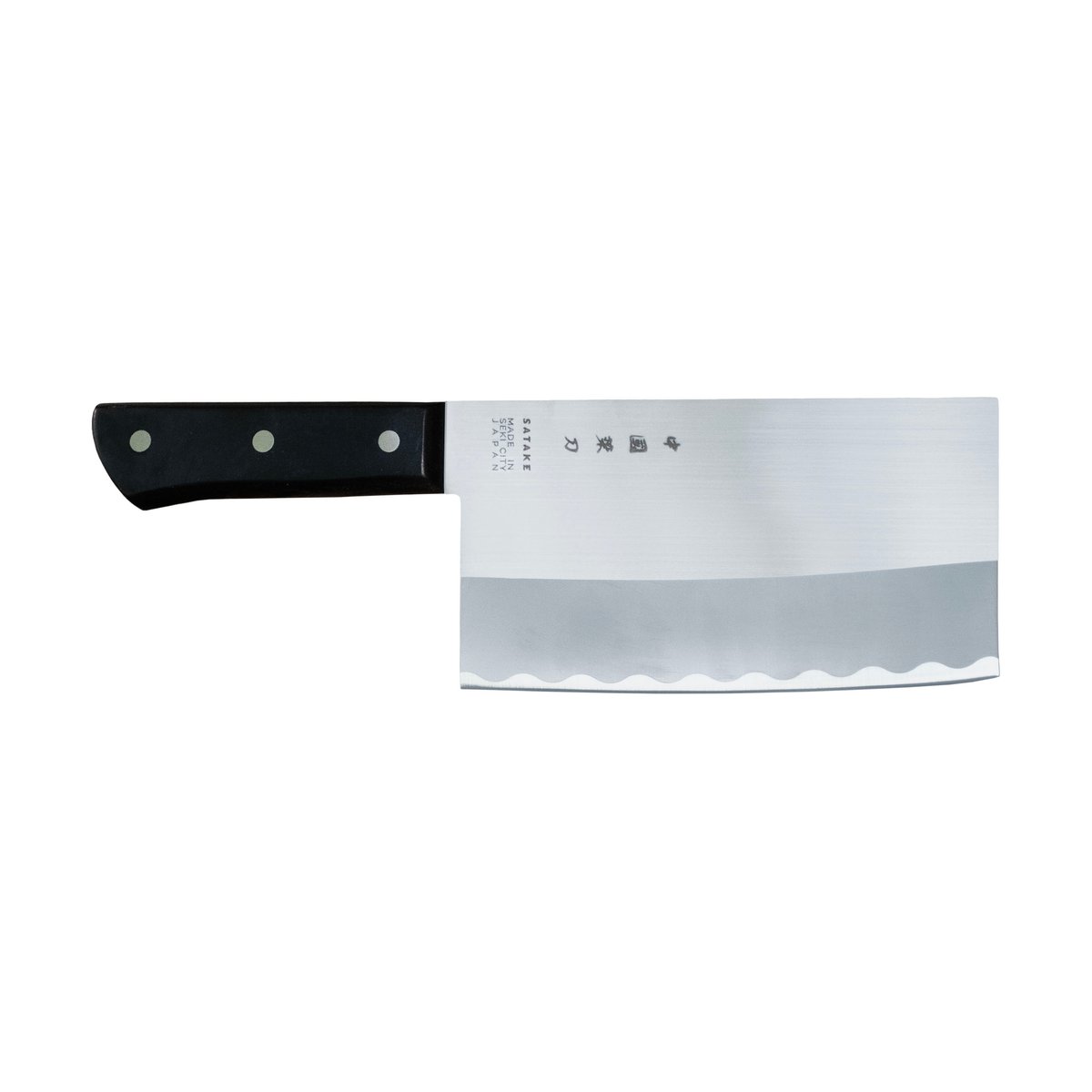 Satake Chopper kinesisk kockkniv 30,5 cm Svart | Skandinavisk Design | Kockknivar | Silverfärgad
