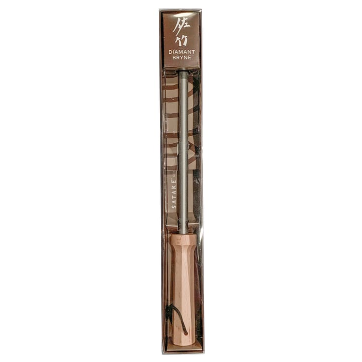 Satake diamantbryne med trähandtag, 23 cm Satake