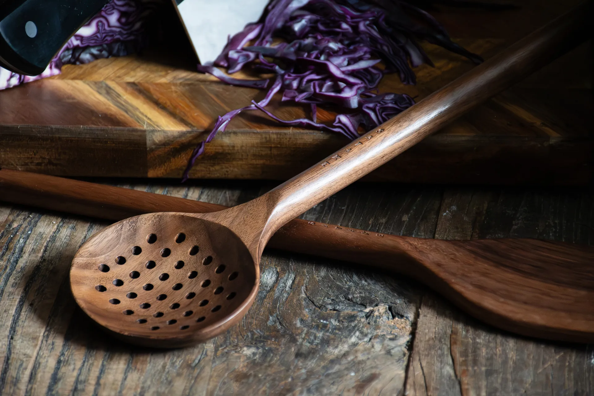 Satake hålslev 33,5 cm, Valnöt Satake