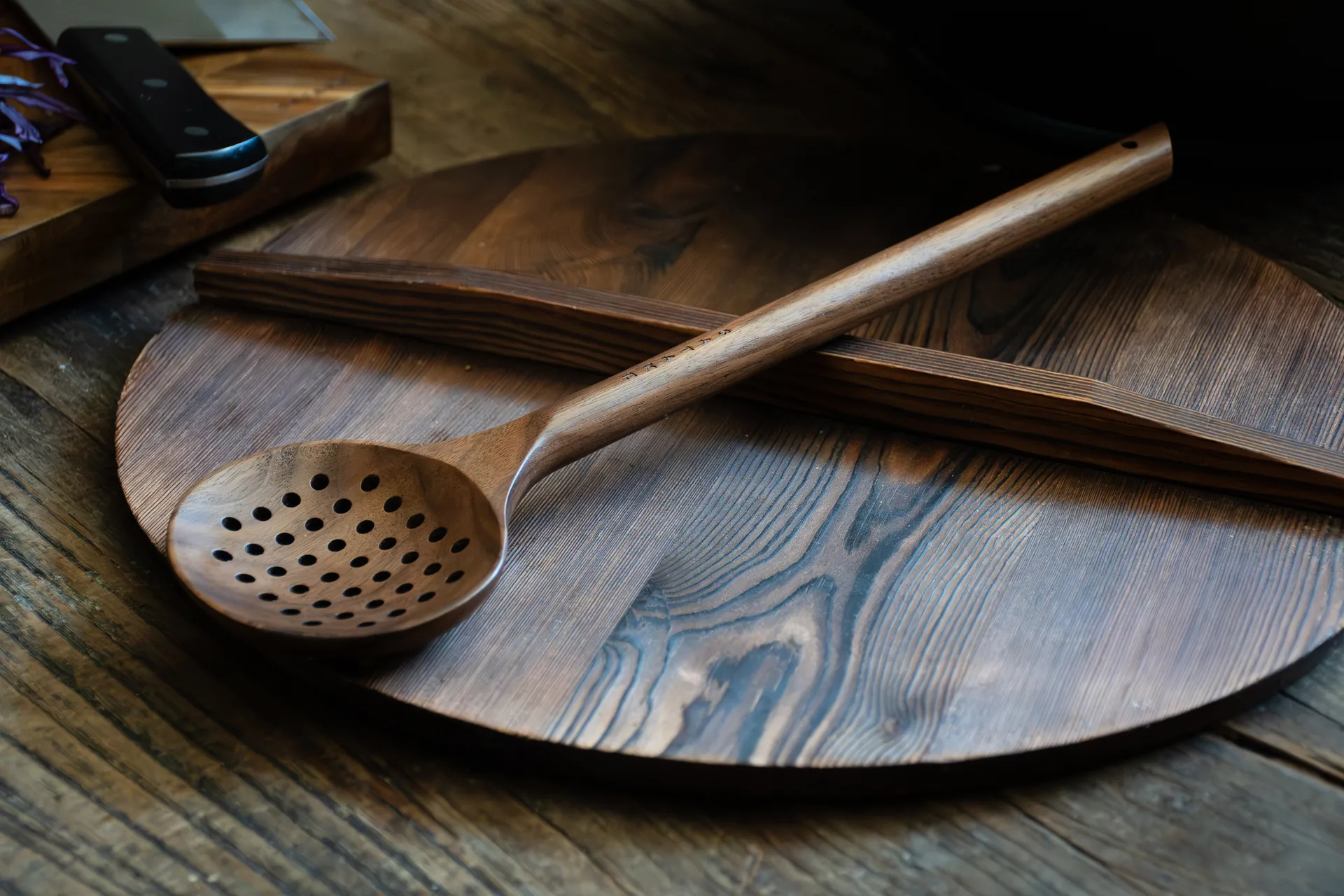 Satake hålslev 33,5 cm, Valnöt Satake