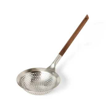 Satake hålslev - Rostfritt stål-Valnöt, 41,3x14,2 cm - Satake
