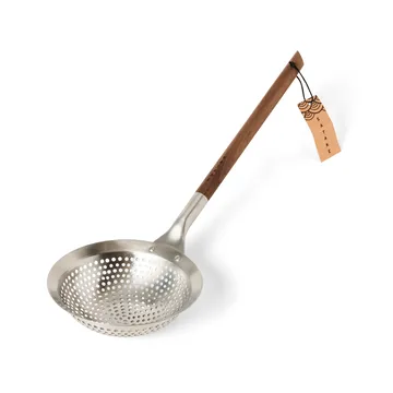 Satake hålslev - Rostfritt stål-Valnöt, 41,3x14,2 cm - Satake