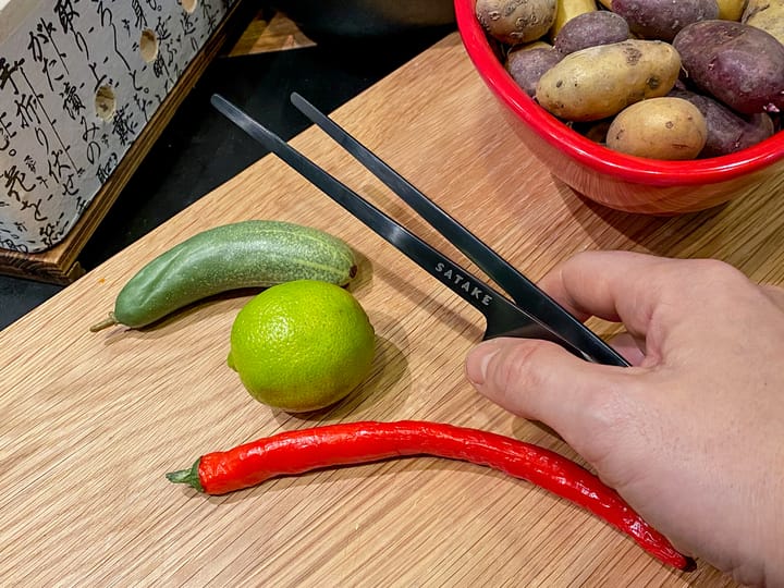 Satake Hibachi kökstång, Rostfritt stål Satake