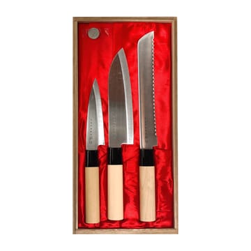 Satake Houcho knivset 3 delar - Hi Carbon Steel - Satake