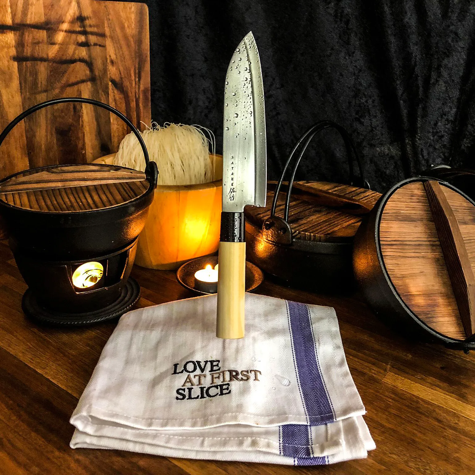 Satake Houcho kockkniv, 17 cm Satake