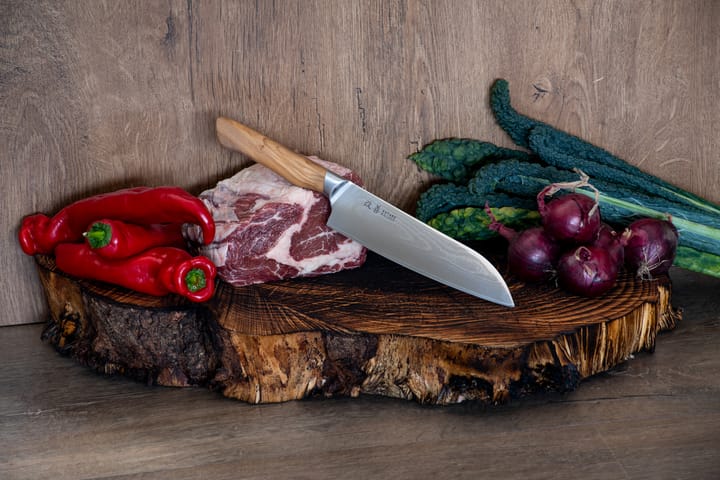 Satake Kaizen Santoku kockkniv - 18 cm - Satake