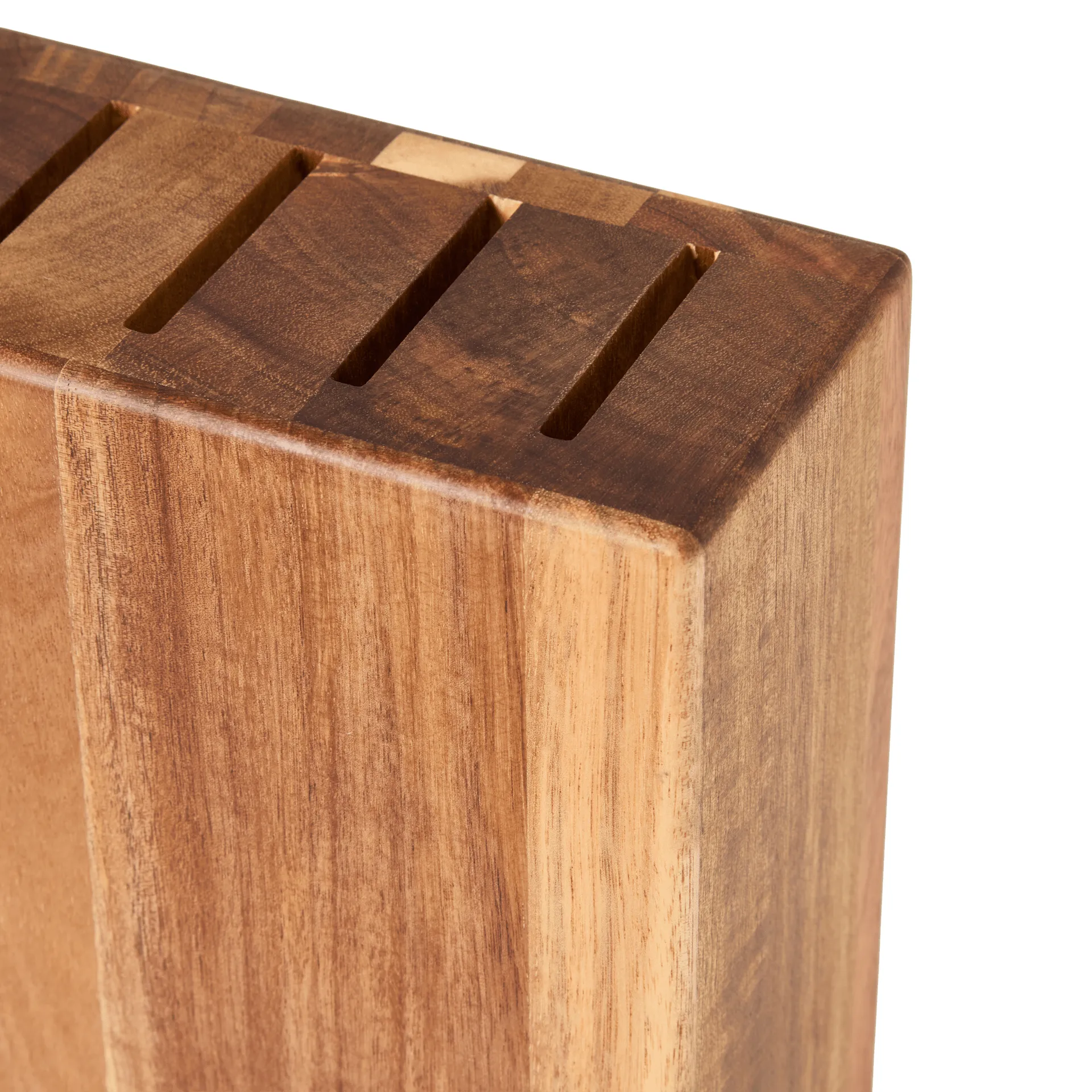 Satake knivställ, Akacia, 5 knivar, 22,8x18x8 cm Satake