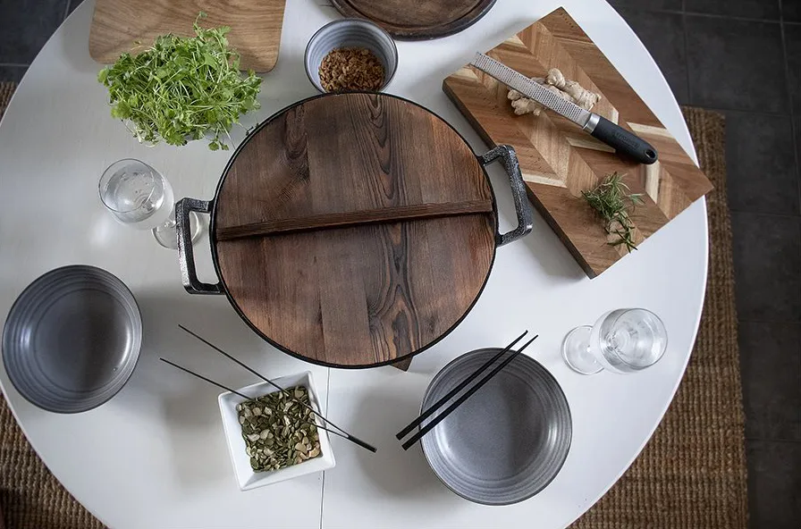 Satake Nabe wok gjutjärn, 36 cm Satake