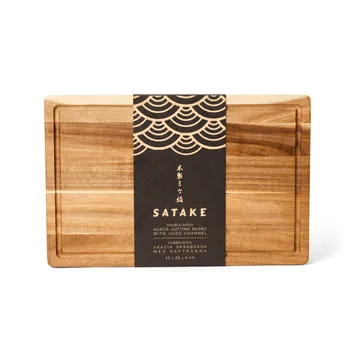 Satake skärbräda - Akacia, oljad, 43,2x27,9x3,8 cm - Satake