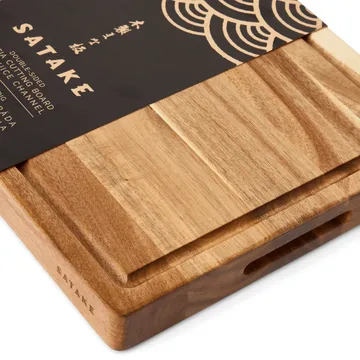 Satake skärbräda - Akacia, oljad, 43,2x27,9x3,8 cm - Satake