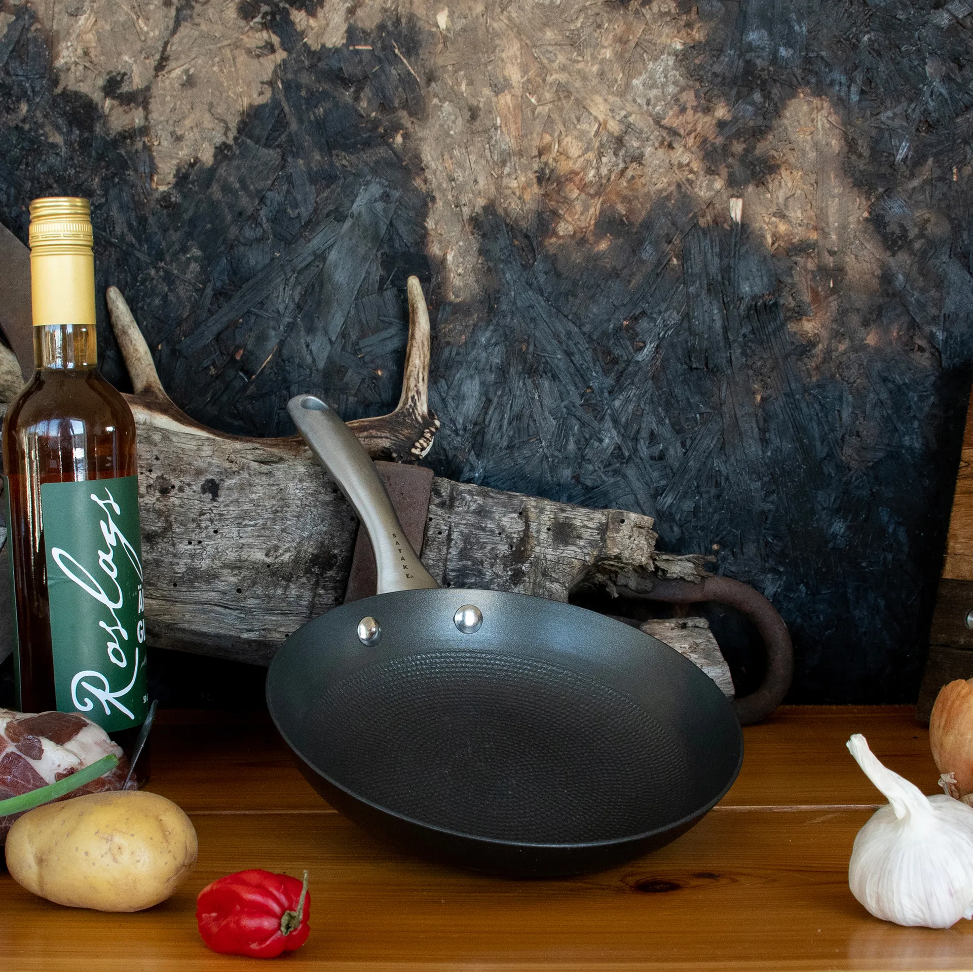 Satake stekpanna i lättviktsgjutjärn non stick, 20 cm Satake