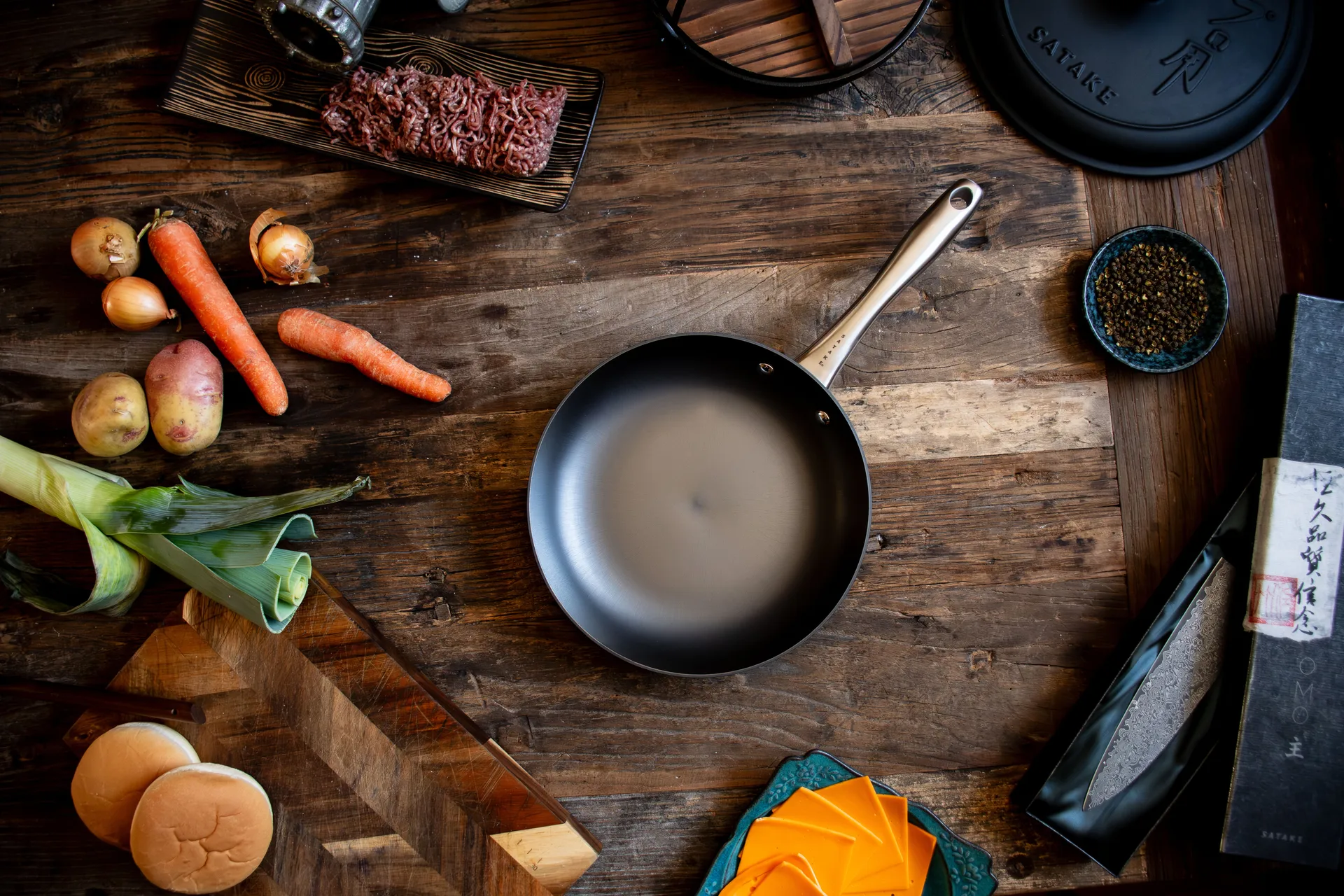 Satake stekpanna nitriding, 24 cm Satake