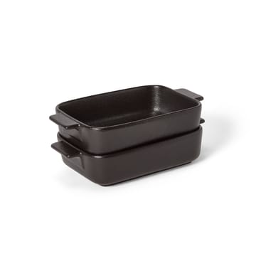 Satake ugnsform porslin svart 2-pack - 19 cm - Satake