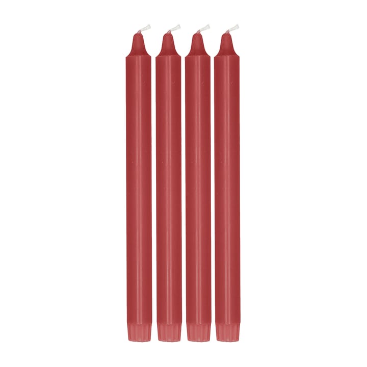 Ambiance kronljus 4-pack 27 cm - Dark red - Scandi Essentials