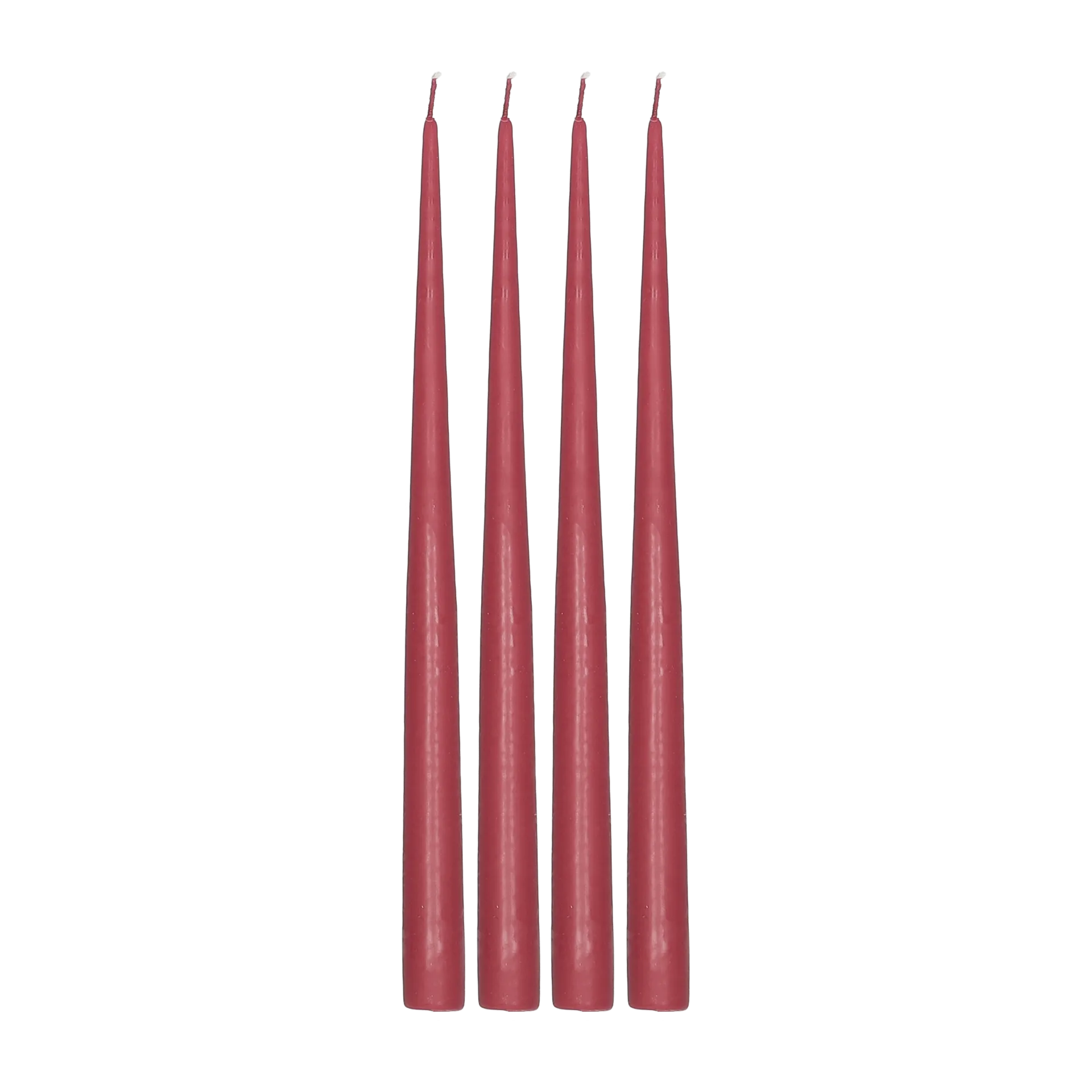 Atmosphere antikljus 4-pack 32 cm, Dark red Scandi Essentials