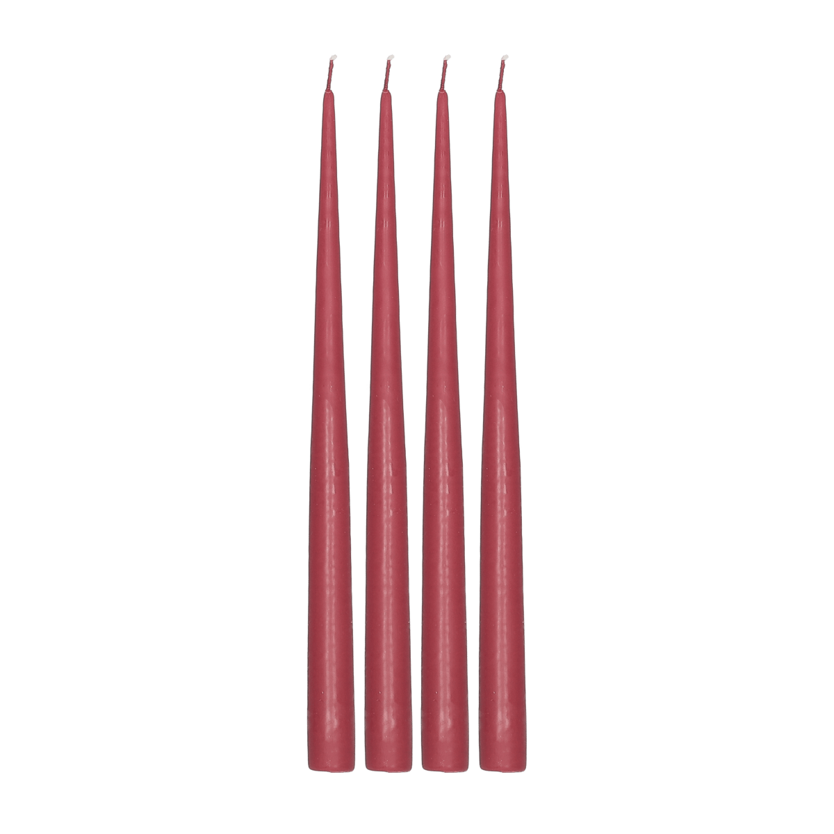 Scandi Essentials Atmosphere antikljus 4-pack 32 cm Dark red