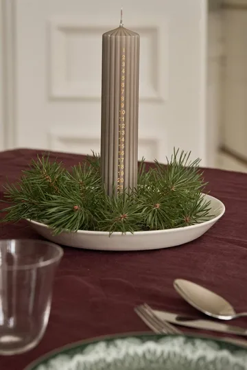 Awaiting Kalenderljus - Linen, 25 cm - Scandi Essentials