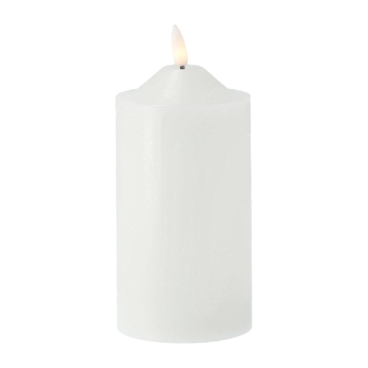 Scandi Essentials Bright blockljus LED 17 cm Vit | Skandinavisk Design | Ljusslingor & Dekorationsbelysning | Vit