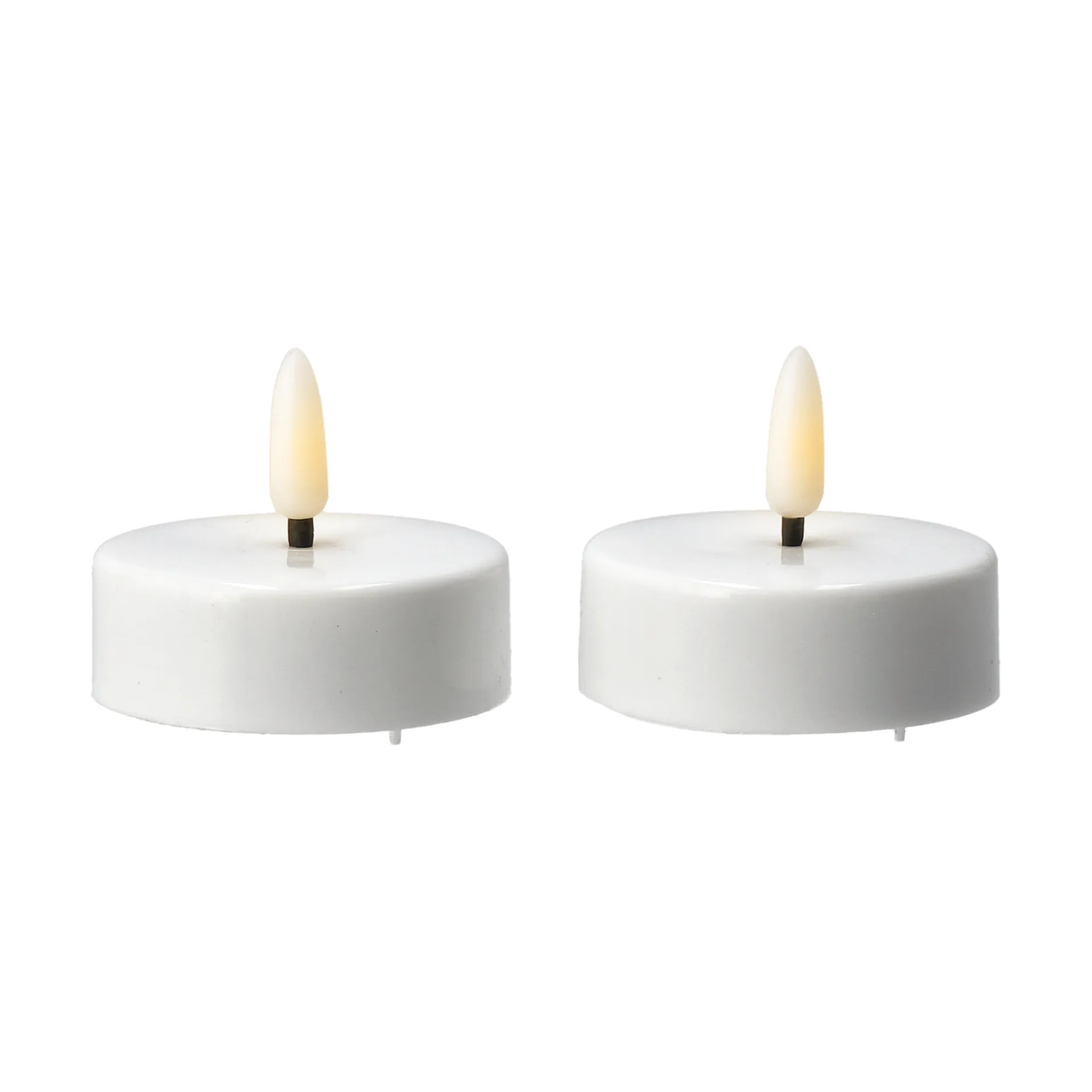 Bright värmeljus LED Ø5,8 cm 2-pack, White Scandi Essentials