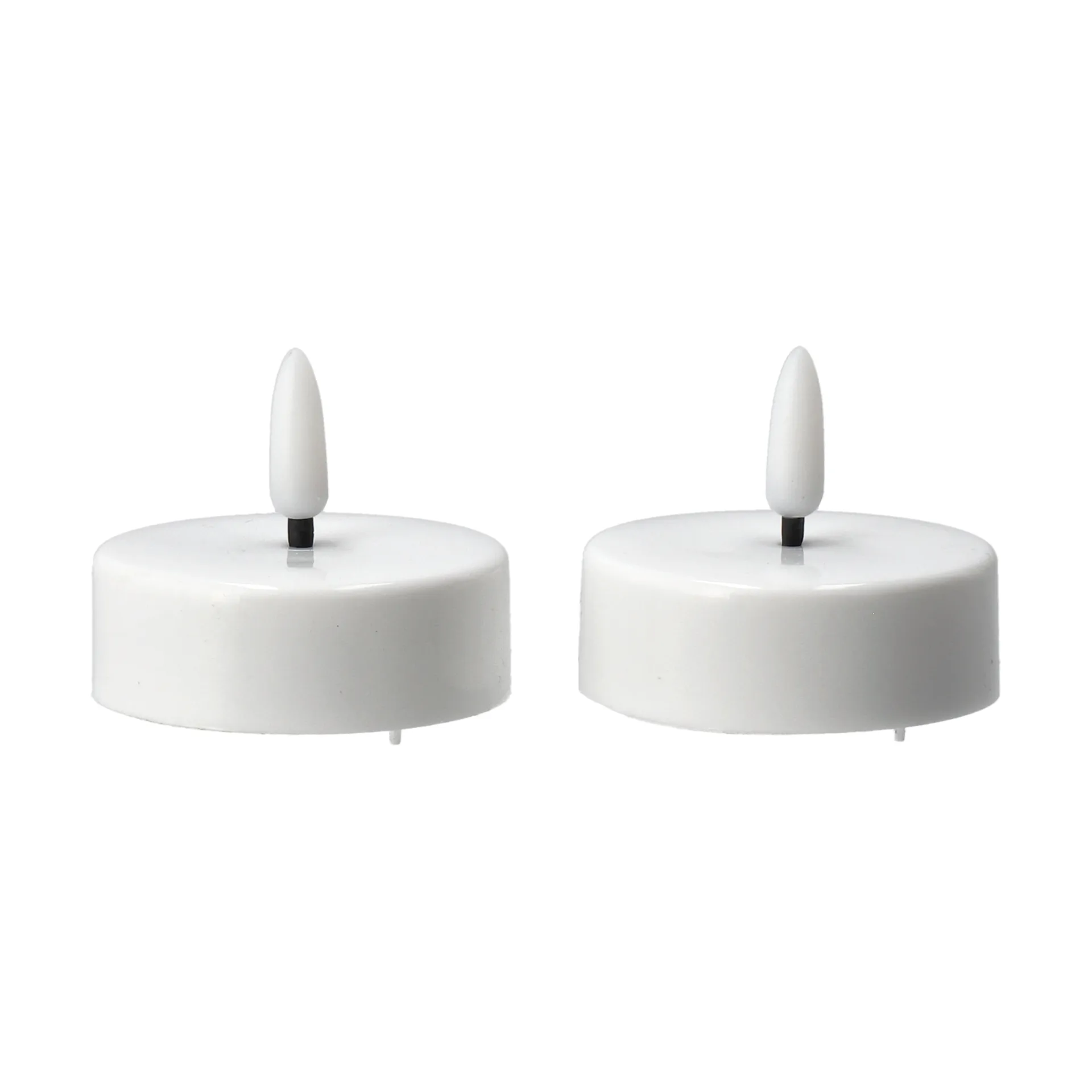 Bright värmeljus LED Ø5,8 cm 2-pack, White Scandi Essentials