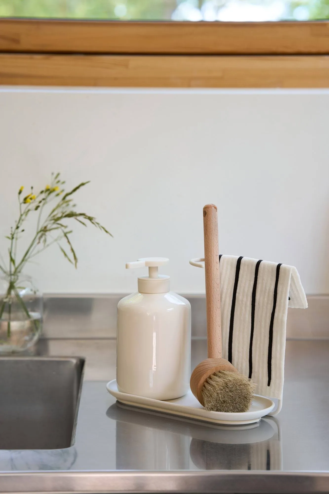 Daily disktrasa med mönster, Vit, 3-pack Scandi Essentials