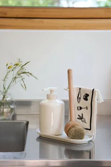 Daily disktrasa med mönster - Vit, 3-pack - Scandi Essentials