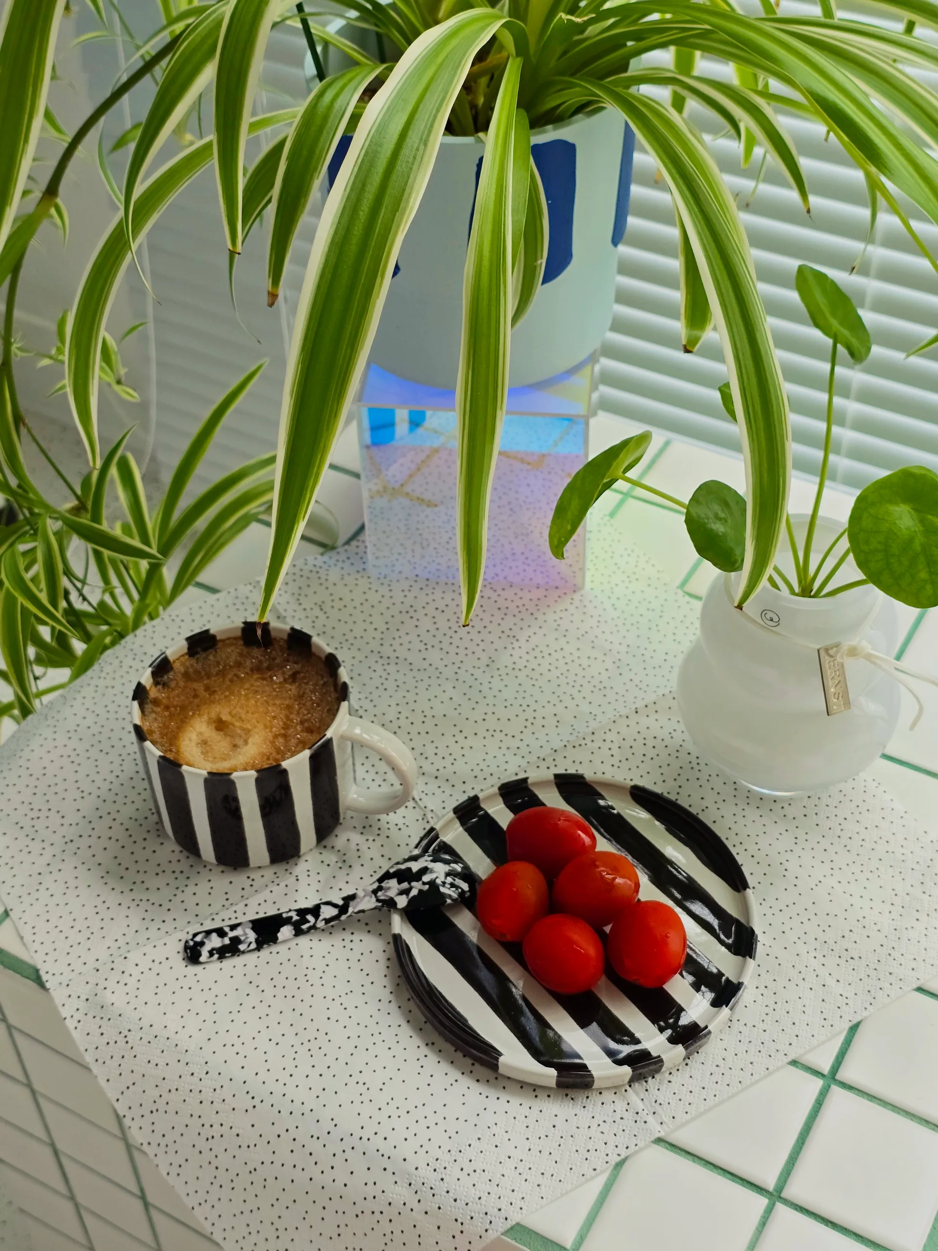 Grain servett 33x33 cm 20-pack, White-black Scandi Essentials