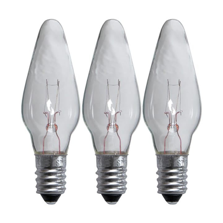 Lit ljuskälla E10 reservlampa 55V 3-pack - Klar, 3W - Scandi Essentials