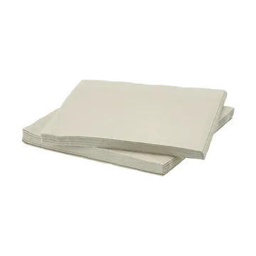 Plain pappersservett - Beige, 20‑pack, 40×40 cm - Scandi Essentials