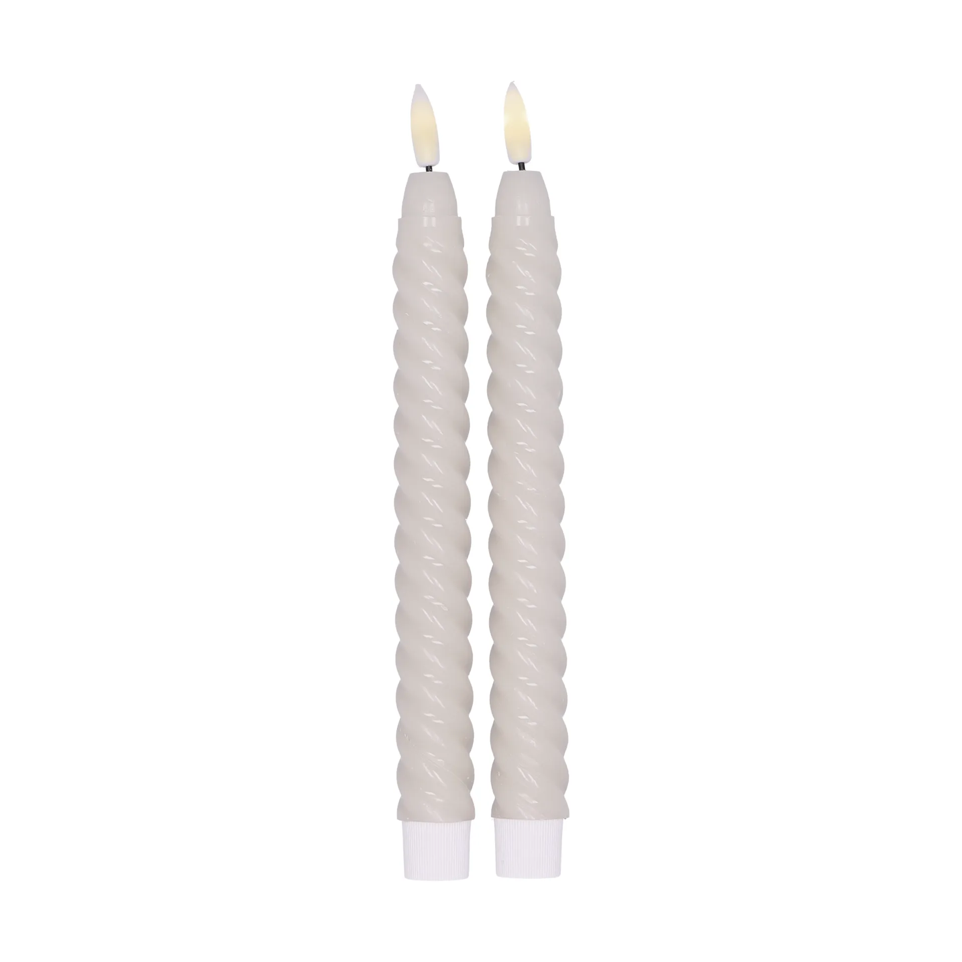 Twisted LED-ljus 25 cm 2-pack, Beige Scandi Essentials
