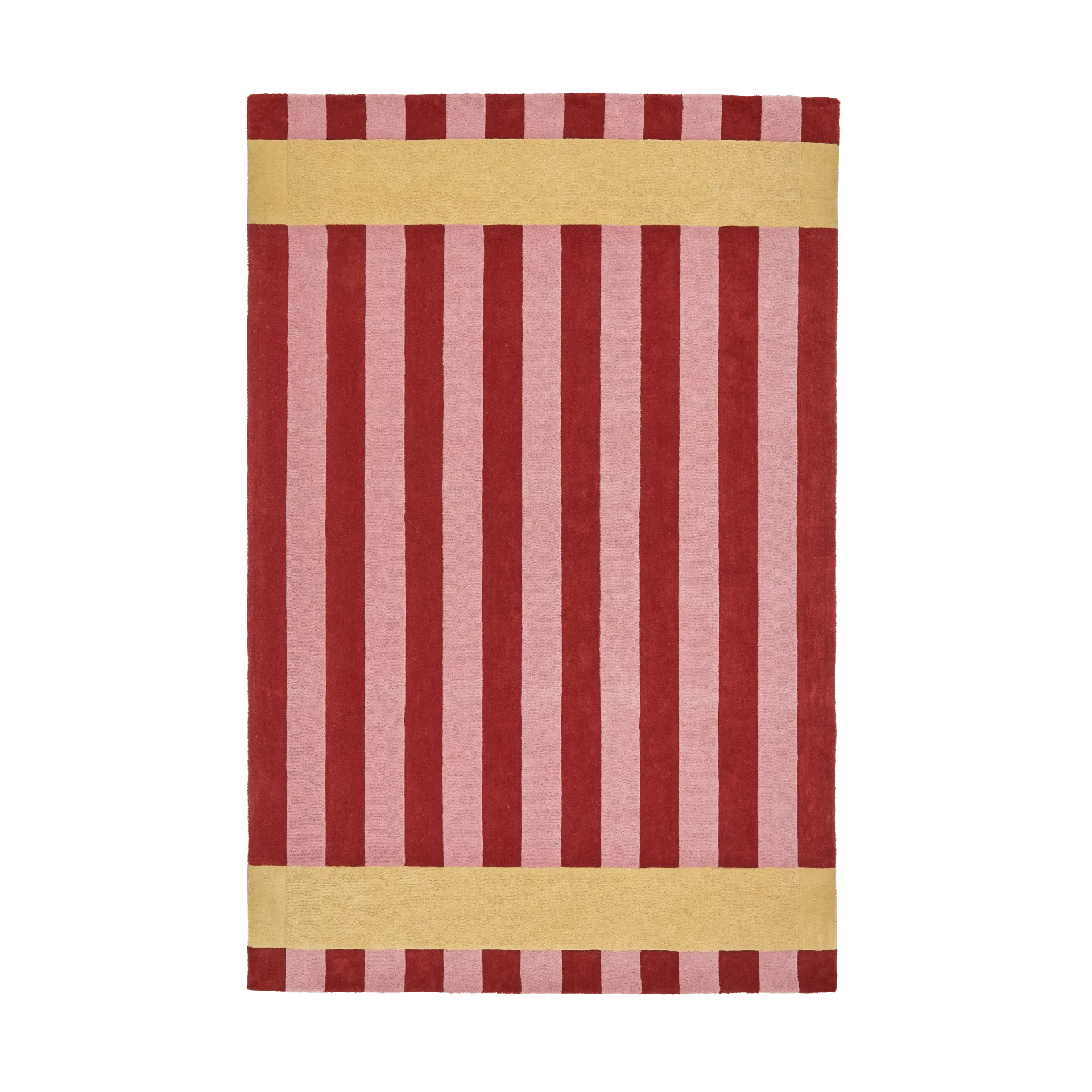 Aisles ullmatta, Röd, 170x240 cm Scandi Living