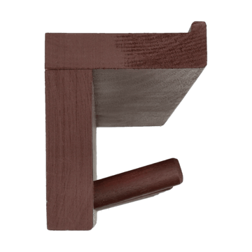 Alley knopplist med hylla - Burgundy - Scandi Living