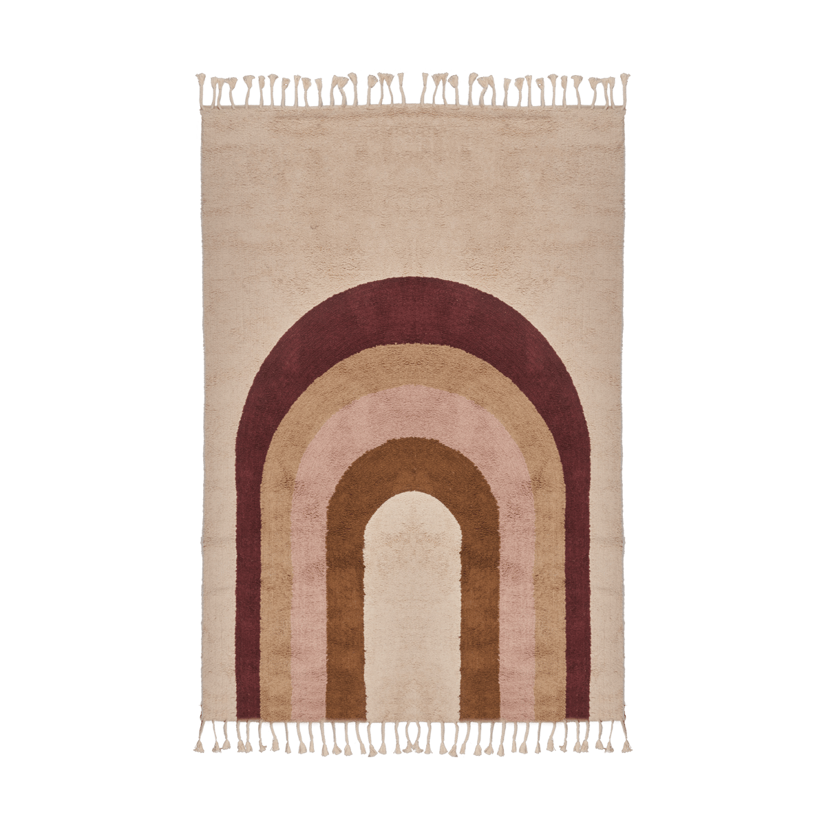 Scandi Living Arc of Colors matta 170x240 cm Rose | Skandinavisk Design | Barnmattor | Rosa