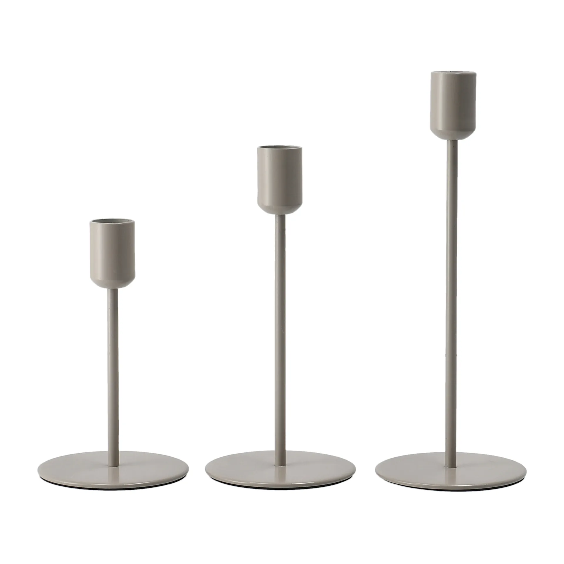 Arctic ljusstake 14 cm, Greige Scandi Living
