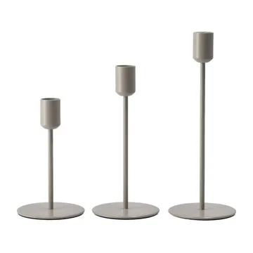 Arctic ljusstake 14 cm - Greige - Scandi Living