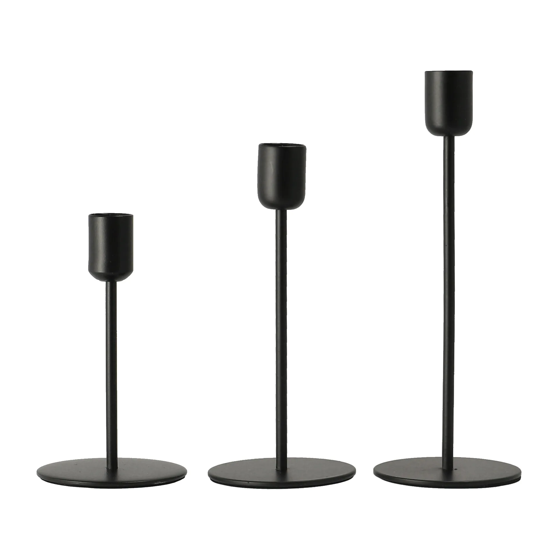 Arctic ljusstake 14 cm, Svart Scandi Living