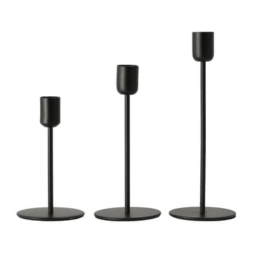 Arctic ljusstake 14 cm - Svart - Scandi Living