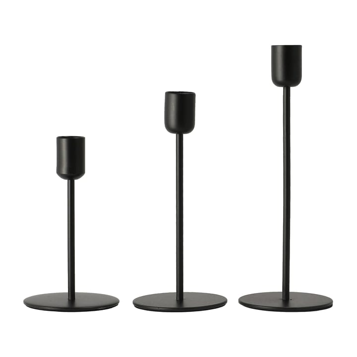 Arctic ljusstake 14 cm, Svart Scandi Living
