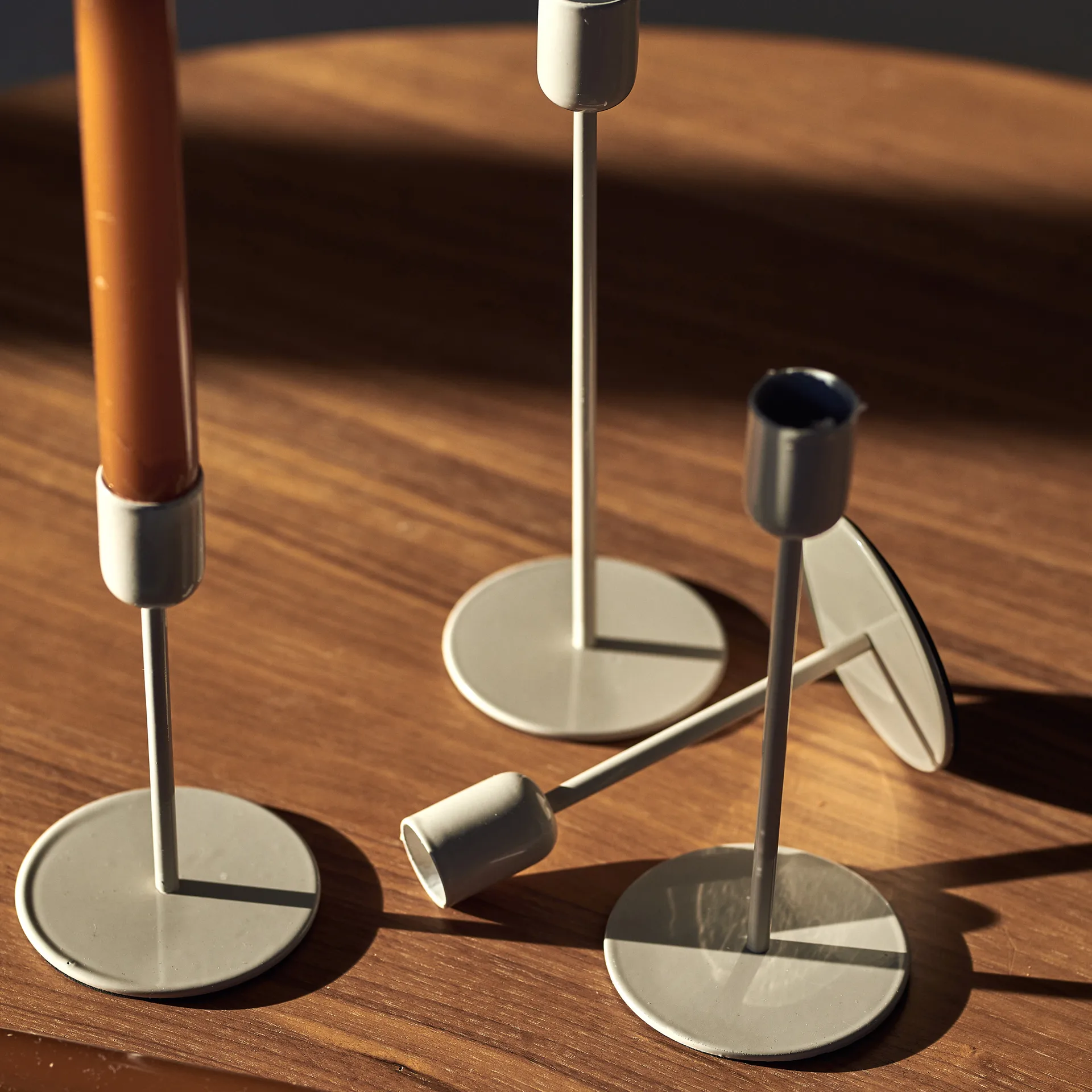 Arctic ljusstake 18 cm, Beige Scandi Living